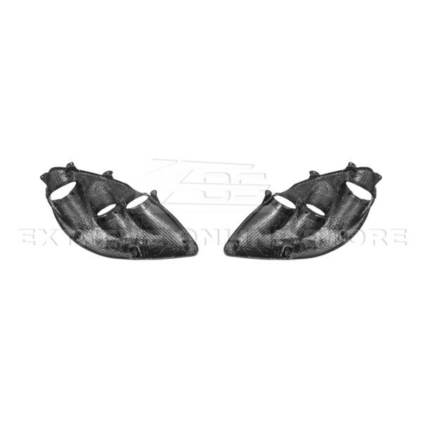 Second image of 2005 - 13 Corvette C6 Replacement Dry Carbon Fiber Headlights Housing