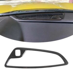 2016 - 24 Camaro Hydro-Dipped Carbon Fiber Upper Dashboard Air Vent Trim Cover