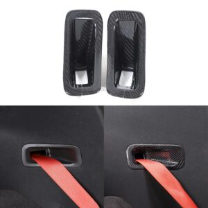 C8 Corvette Real Carbon Fiber Seat Belt Trim Cover | Stingray / Z06