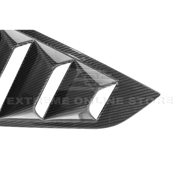 Second image of 2024+ Mustang S650 Carbon Fiber Side Quarter Window Louvers