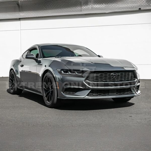 Second image of 2024+ Mustang EcoBoost Carbon Fiber Headlight Eyebrow Trim Cover