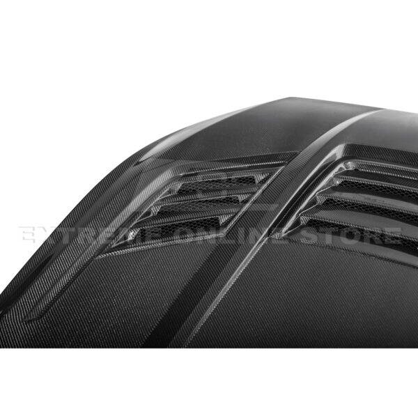 Second image of 2024+ Mustang S650 Super Snake Style Carbon Fiber Front Hood