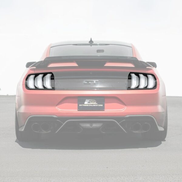 2018 - 23 Mustang Carbon Fiber Rear Tail Light Trim Bezel Cover