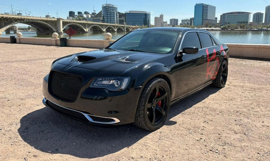 Second image of 2011 - 23 Chrysler 300 SRT Hellcat Style Front Aluminum Hood
