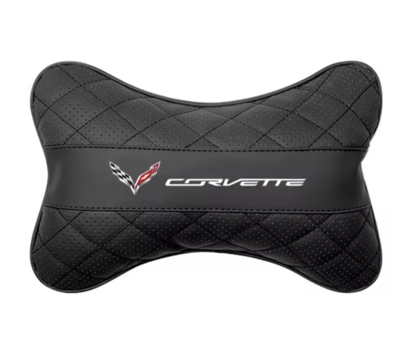 Corvette Seat Neck Pillow (Black / Red)