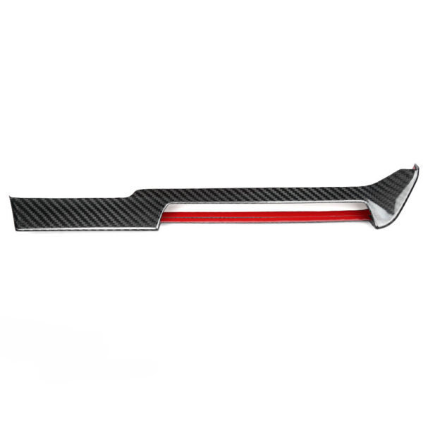 Second image of 2026+ C8 Corvette Carbon Fiber Center Climate Control Outlet Trim Cover