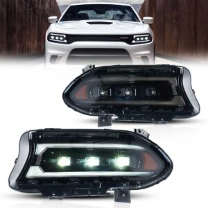 2015 - 24 Dodge Charger Vland Triple Beam DRL Headlights