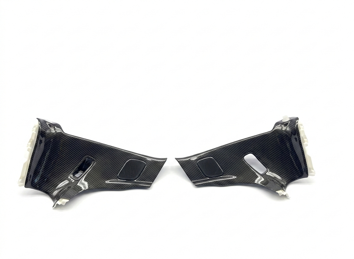C8 Corvette Carbon Fiber Interior Rear Quarter Panel Replacements