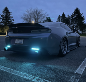2016–2024 Chevy Camaro RGB Flow Smoked Rear Reflector Lights