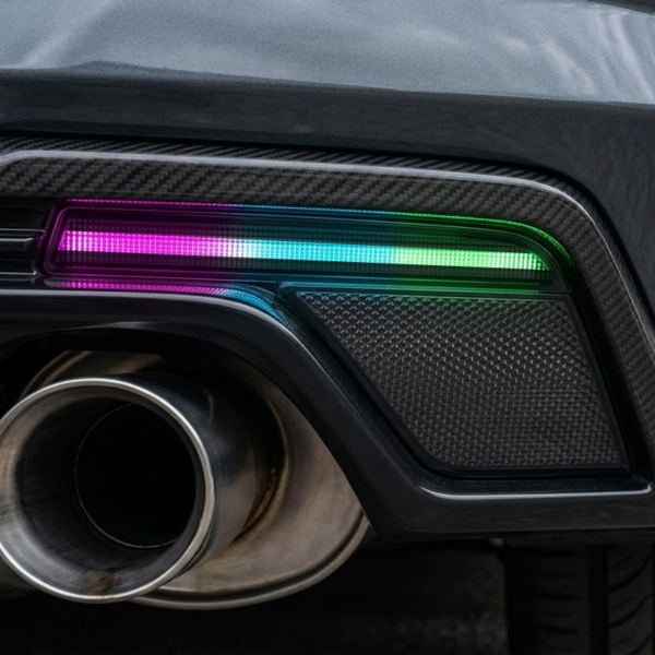 Second image of 2016 - 24 Camaro RGB Flow Smoked Rear Reflector Lights