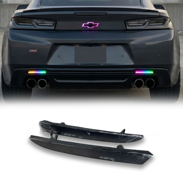 2016 - 24 Camaro RGB Flow Smoked Rear Reflector Lights