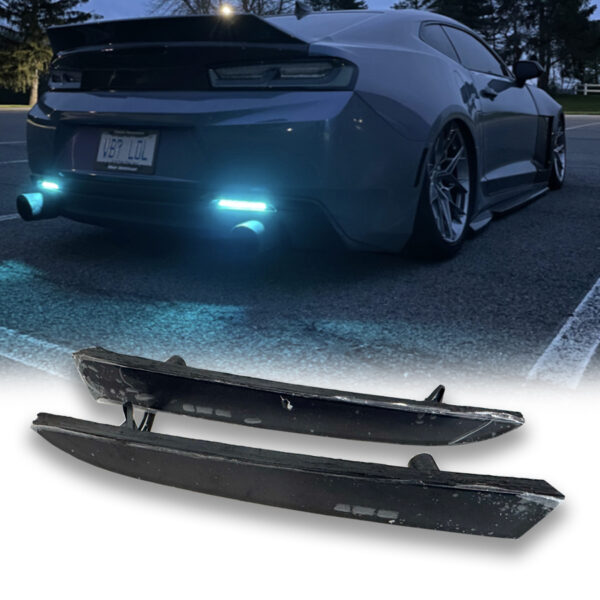 2016 - 24 Camaro RGB Flow Smoked Rear Reflector Lights