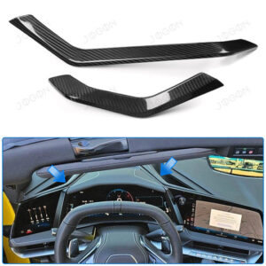 2026+ C8 Corvette Carbon Fiber Dashboard Outer Side Covers
