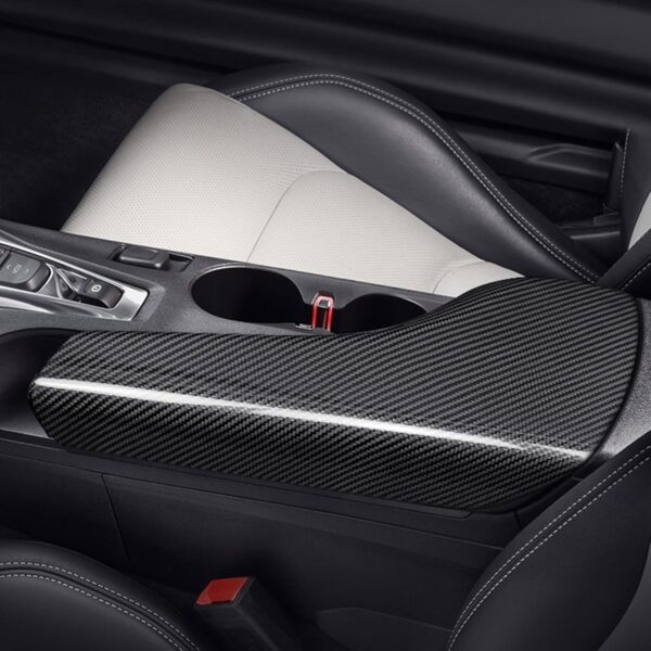 Second image of 2016 - 24 Camaro Carbon Fiber Center Console Lid Cover