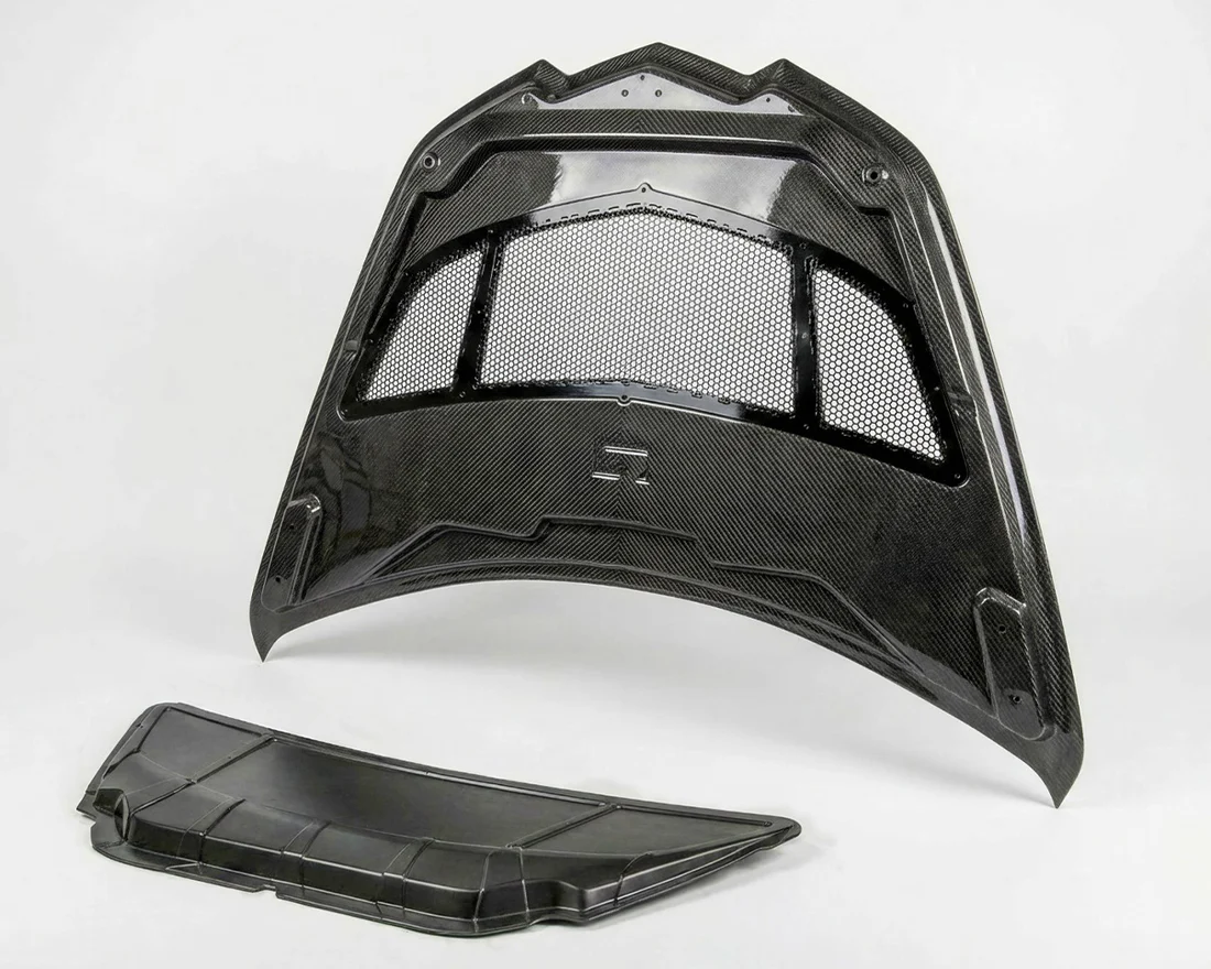 Second image of C8 Corvette ZR1 Style Functional Hood | Carbon Fiber