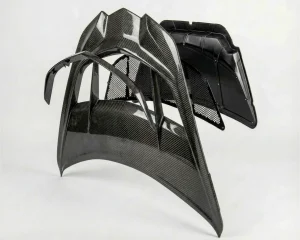 C8 Corvette ZR1 Style Functional Hood | Carbon Fiber