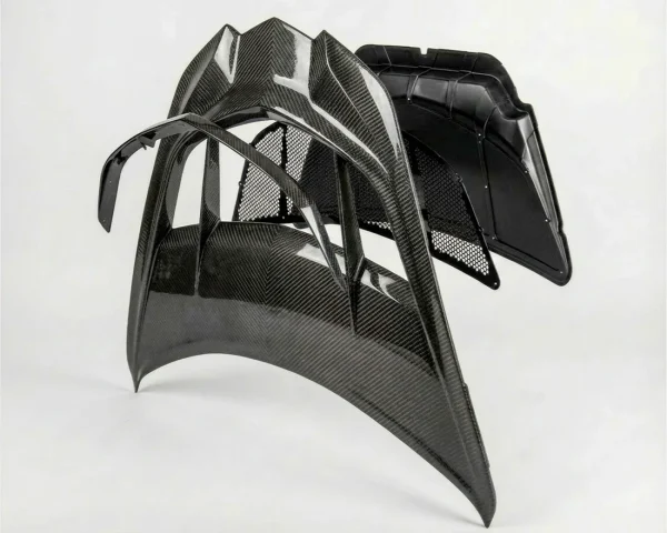 C8 Corvette ZR1 Style Functional Hood | Carbon Fiber