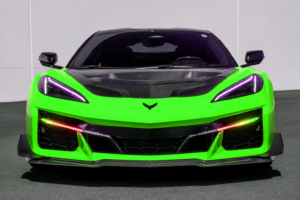 C8 Corvette Z06 RGB Flow LED DRL Light Bar Bezels | Carbon Flash / Carbon Fiber