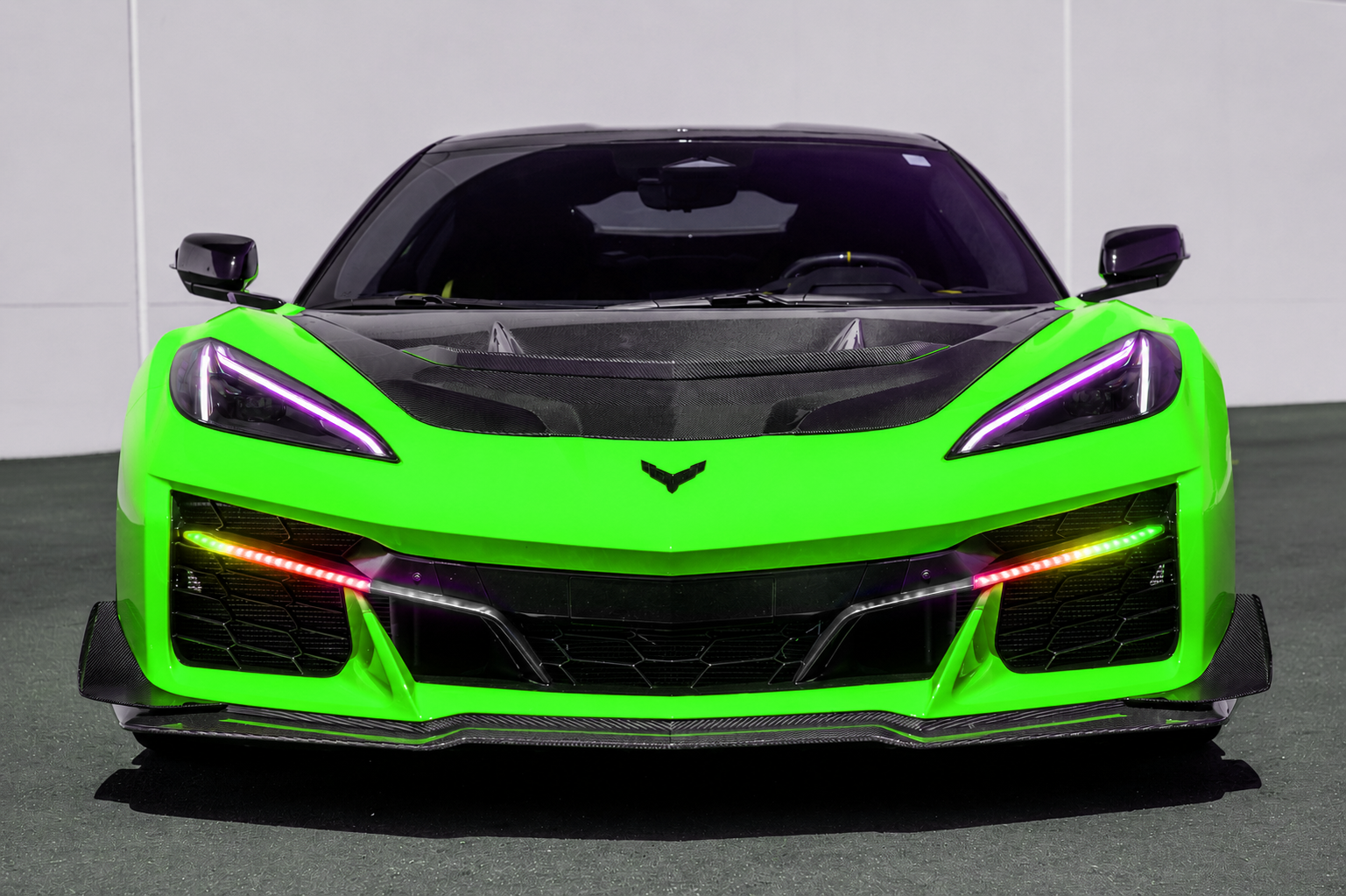 C8 Corvette Z06 RGB Flow LED DRL Light Bar Bezels | Carbon Flash / Carbon Fiber (Copy)