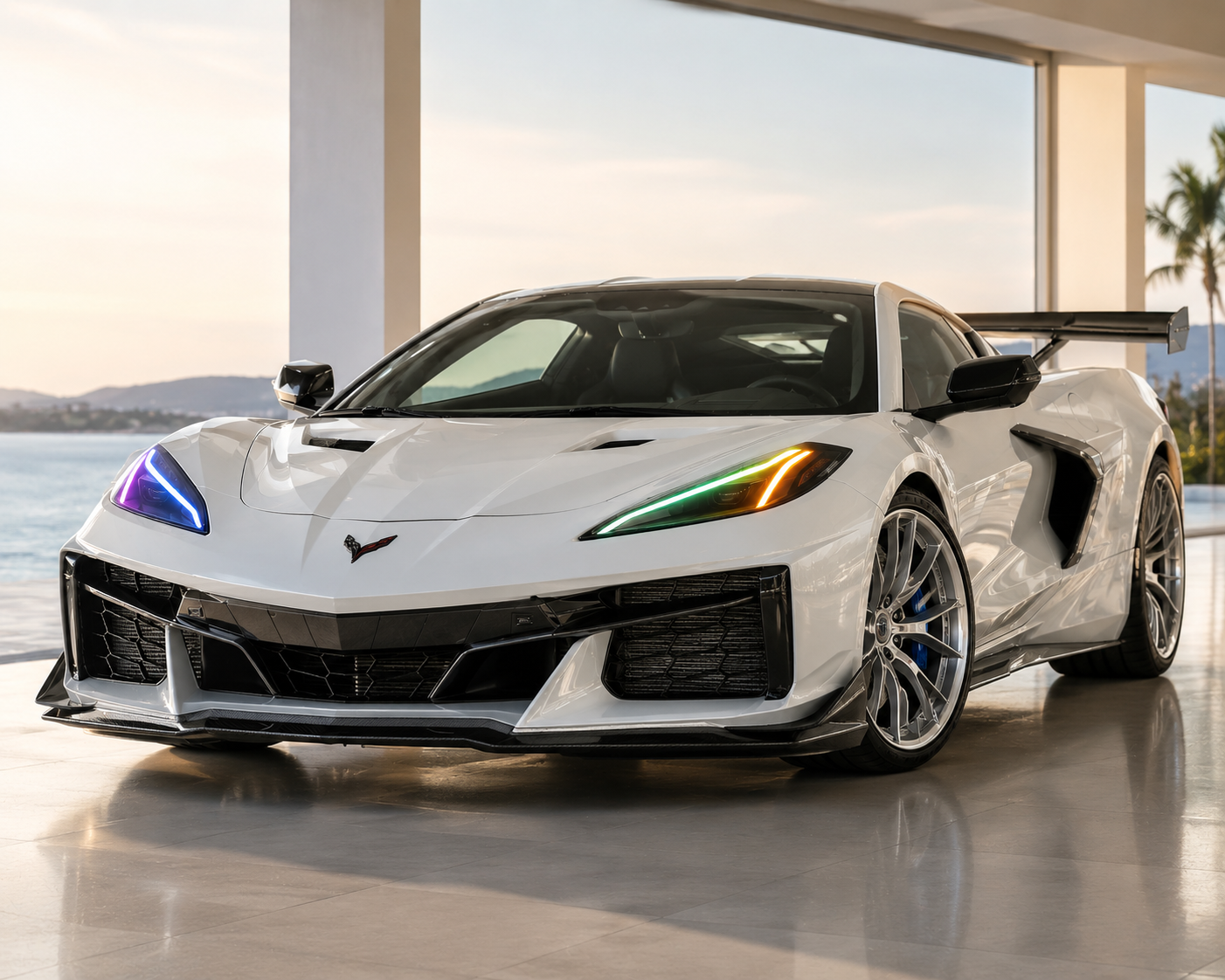 C8 Corvette Next-Gen RGB LED Headlight DRL Kit