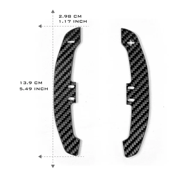 Second image of 2014 - 19 Corvette C7 Magnetic Carbon Fiber Paddles