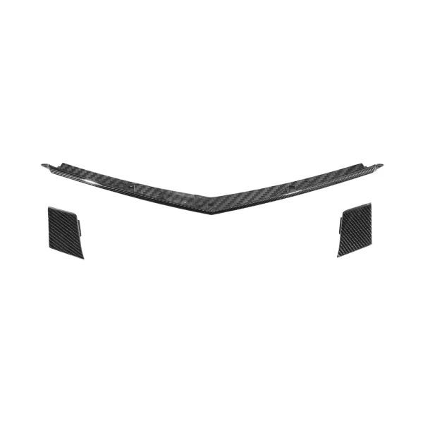 Second image of Corvette C8 Carbon Fiber Front Grille Tow Cover Kit