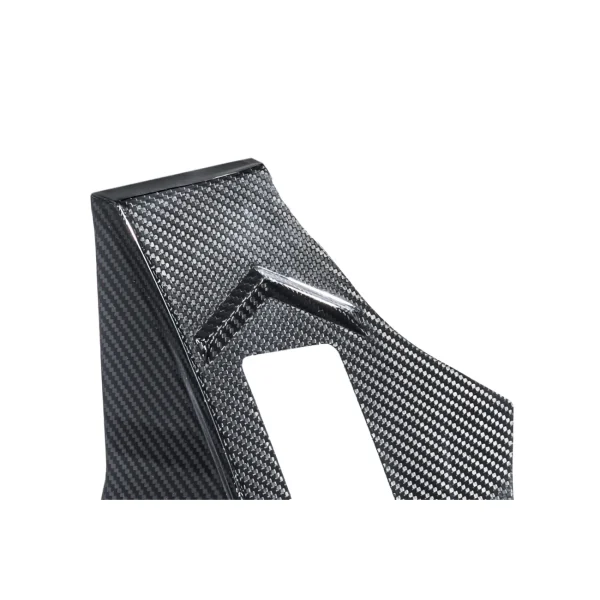 Second image of Corvette C8 Dry Carbon Fiber Rear Hatch Hinge Pillar Trim Cover Overlays
